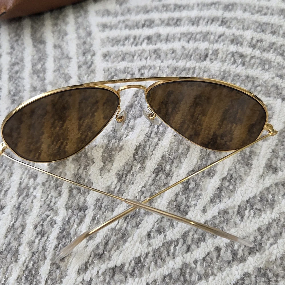 VINTAGE RAY BAN B&L B15 TOP-GRADIENT MIRRORED  AVIATOR SUNGLASSES‎